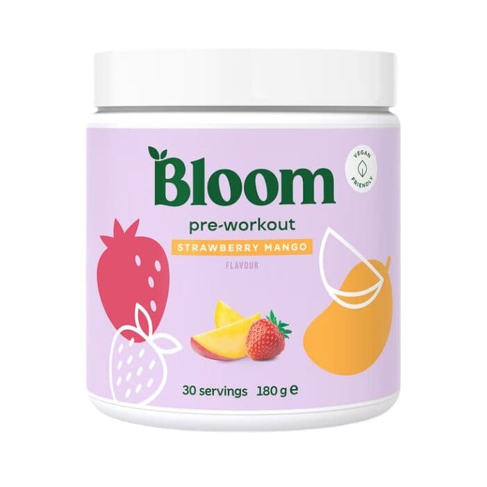 Bloom – Pre-Workout, Strawberry Mango – 180g