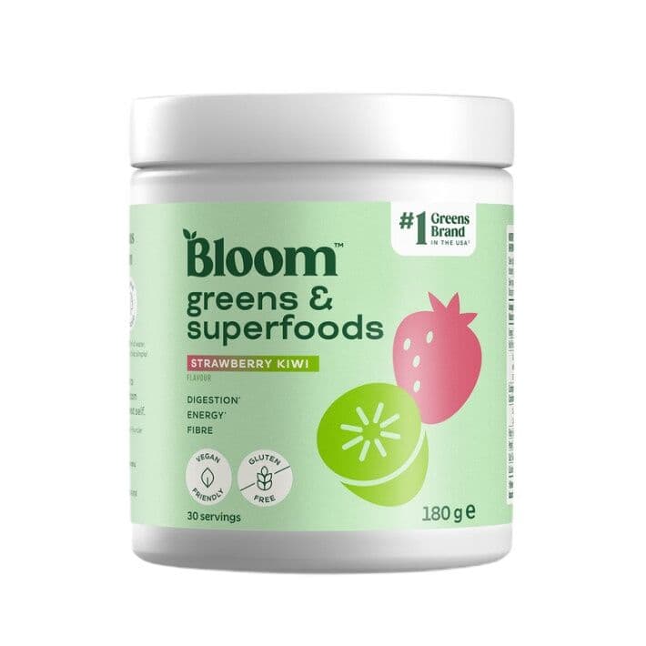 Bloom – Greens & Superfoods, Strawberry Kiwi – 180g