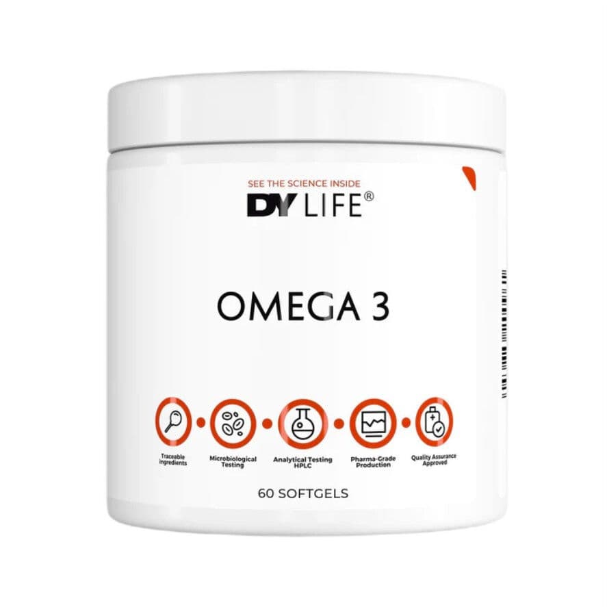 Dorian Yates – DY LIFE Omega 3 – 60 softgels