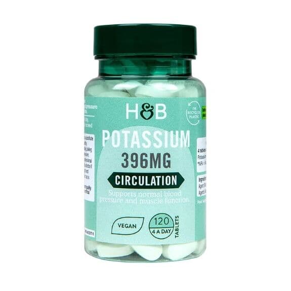 Potassium, 396mg – 120 vegan tabs