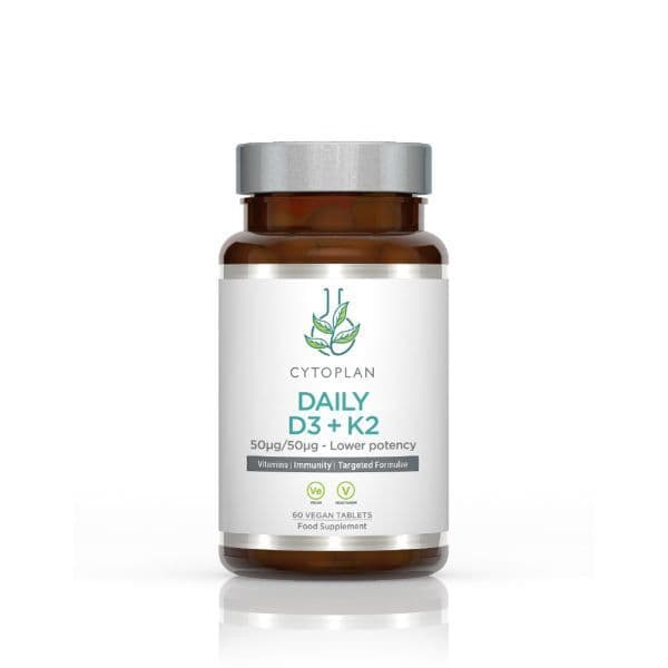 Daily D3 + K2 – 60 vegan tabs