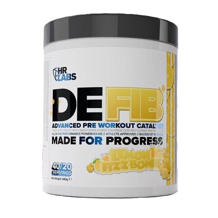 HR Labs – Defib Advanced Pre Workout Catalyst, Lemon Fizz Bombs – 440g