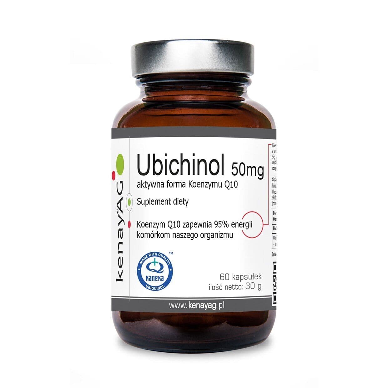 KENAY Ubiquinol Active Coenzyme Q10, 50 mg (60 caps)