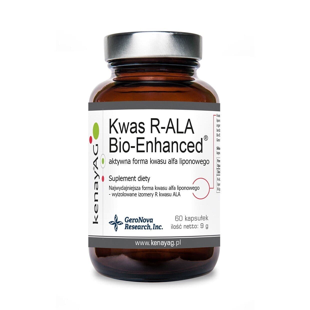 KENAY R-Lipoic Acid (R-ALA) Bio-Enhanced (60 caps)