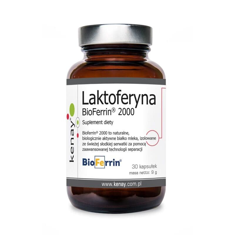 KENAY Lactoferrin BioFerrin 2000 (30 caps)