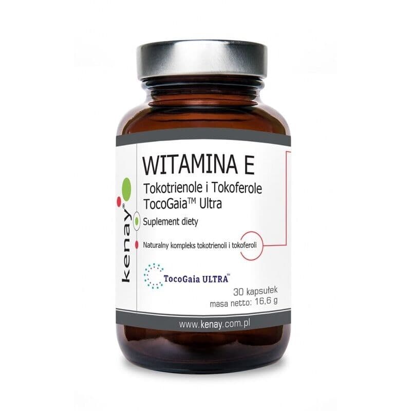 KENAY Vitamin E Tocotrienols and Tocopherols TocoGaia Ultra (30 caps)