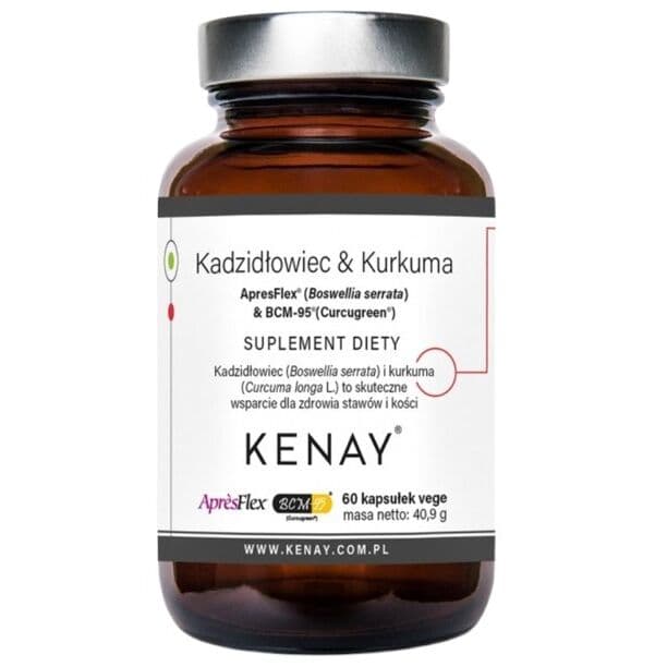 KENAY Frankincense & Turmeric ApresFlex® (Boswellia serrata) & BCM 95® (CURCUGREEN®) (60 caps)