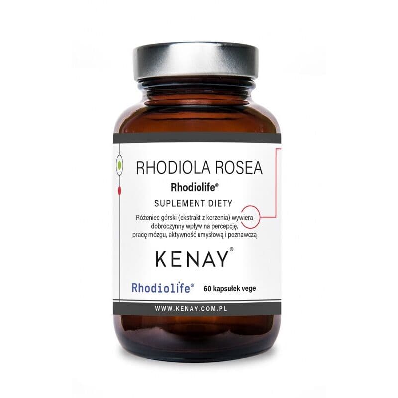 KENAY Rhodiola rosea Rhodiolife – Mountain rhodiola (60 caps. vege.)