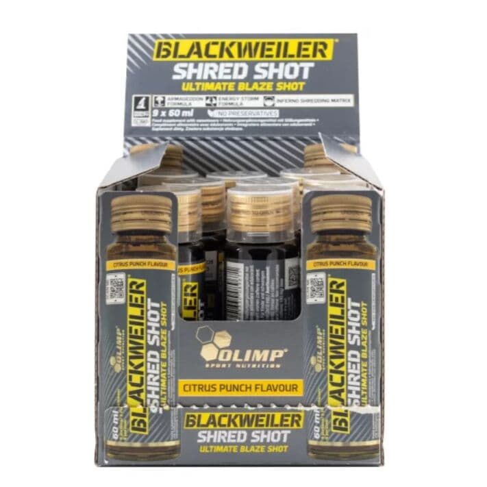 Blackweiler Shred Shot, Citrus Punch (EAN 5901330096877) – 9 x 60 ml.
