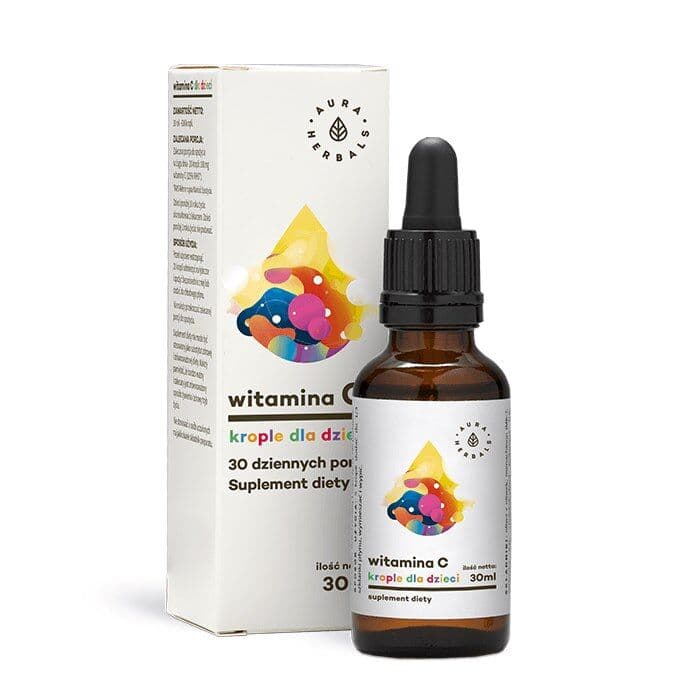AURA HERBALS Vitamin C for Children, 100 mg, drops (30 ml / 1 fl. oz.)