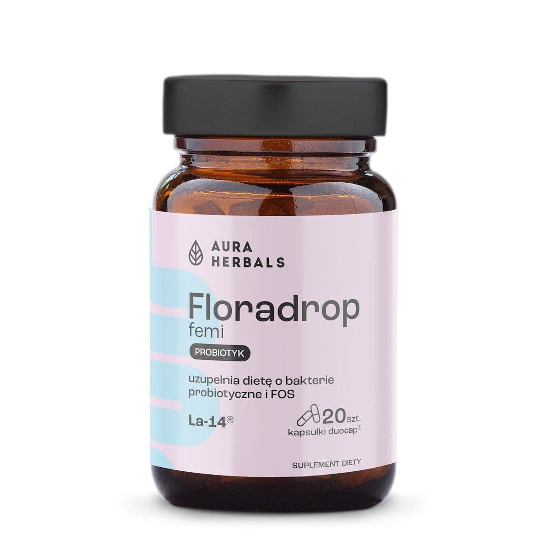 AURA HERBALS Floradrop femi, probiotic for women (20 caps)