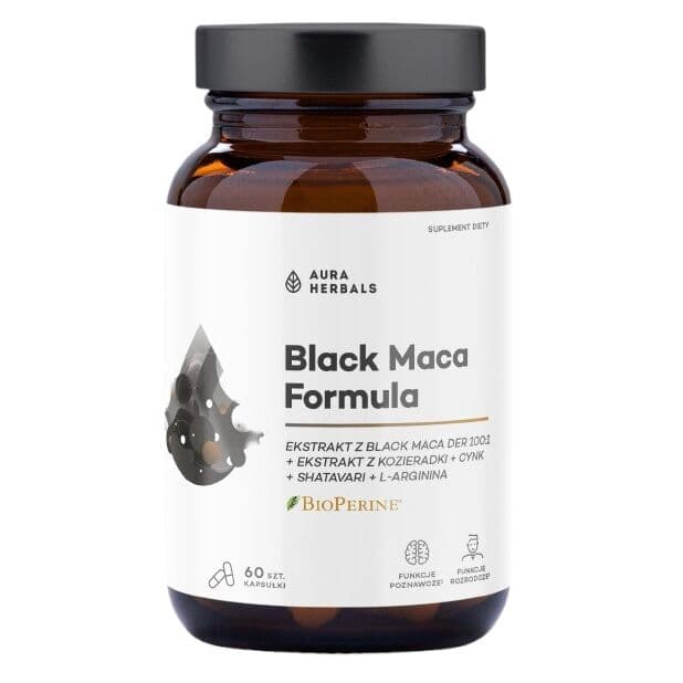 AURA HERBALS Black Maca Formula (60 caps)