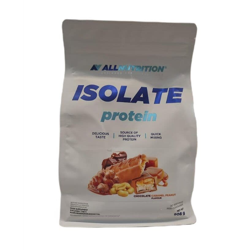 Allnutrition – Isolate Protein, Chocolate Caramel Peanut – 908g