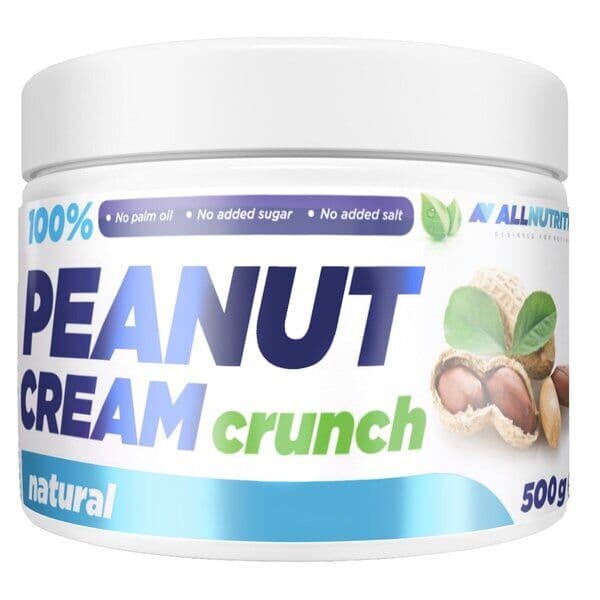 100% Peanut Cream, Crunch – 500g