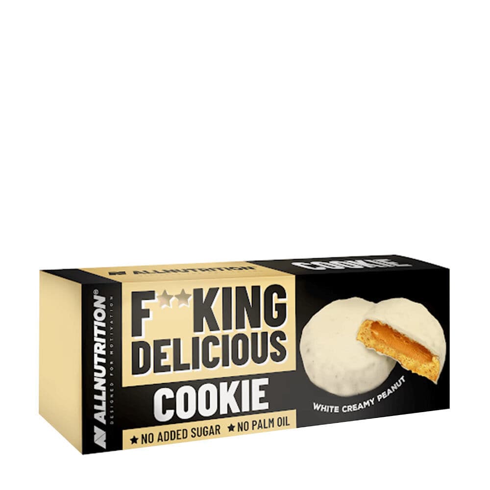 Allnutrition Fitking Delicious Cookie, White Creamy Peanut – 128g