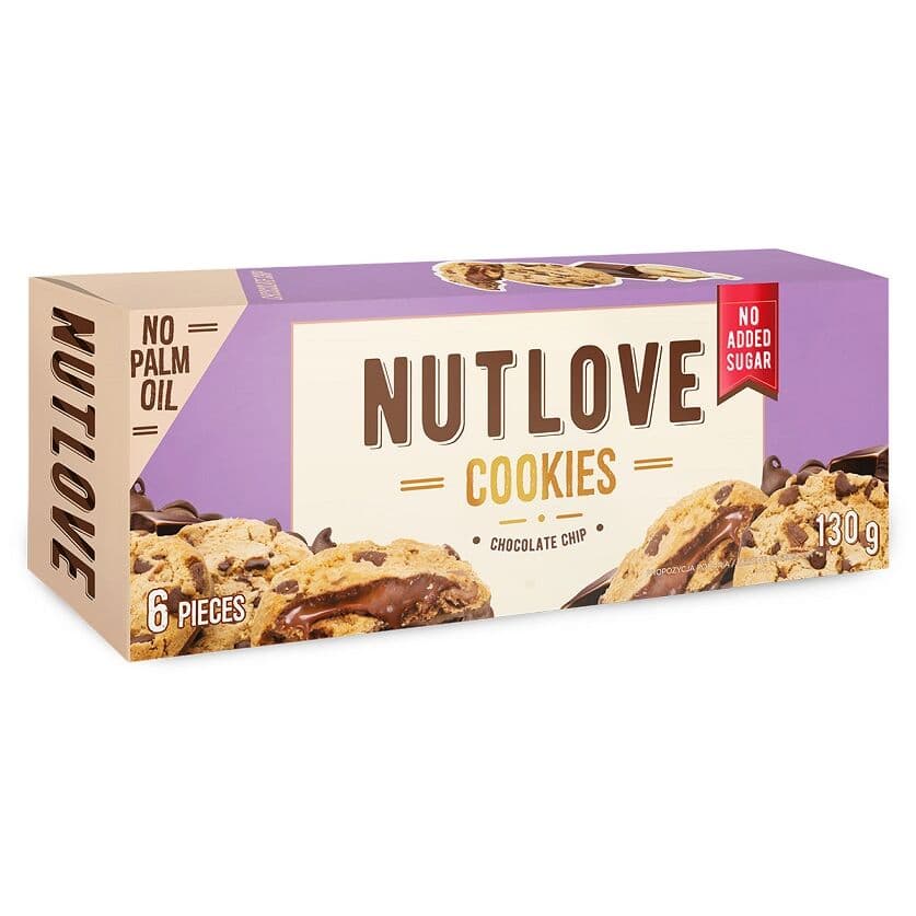 Nutlove Cookies, Chocolate Chip – 6 cookies