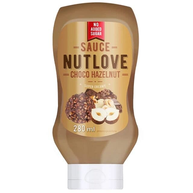 Nutlove Sauce, Choco Hazelnut – 280 ml.