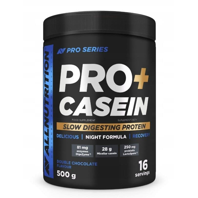 Pro+Casein, Double Chocolate - 500g