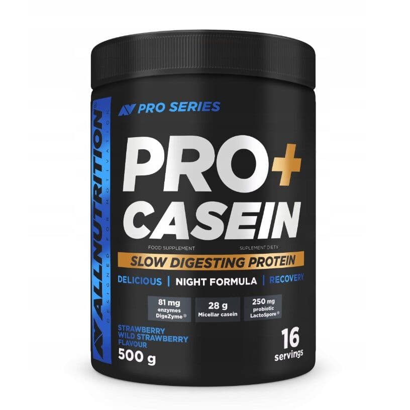 Pro+Casein, Strawberry-Wild Strawberry - 500g