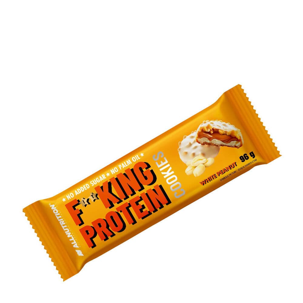 Fitking Protein Cookies, White Peanut - 6 cookies