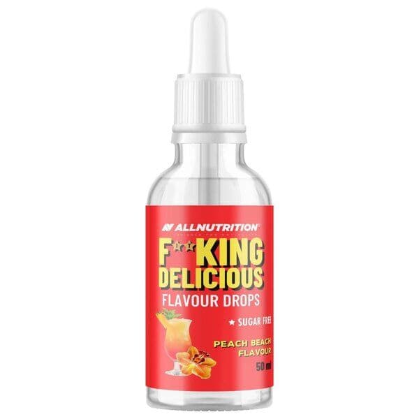 Fitking Delicious Flavour Drops, Peach Beach – 50 ml