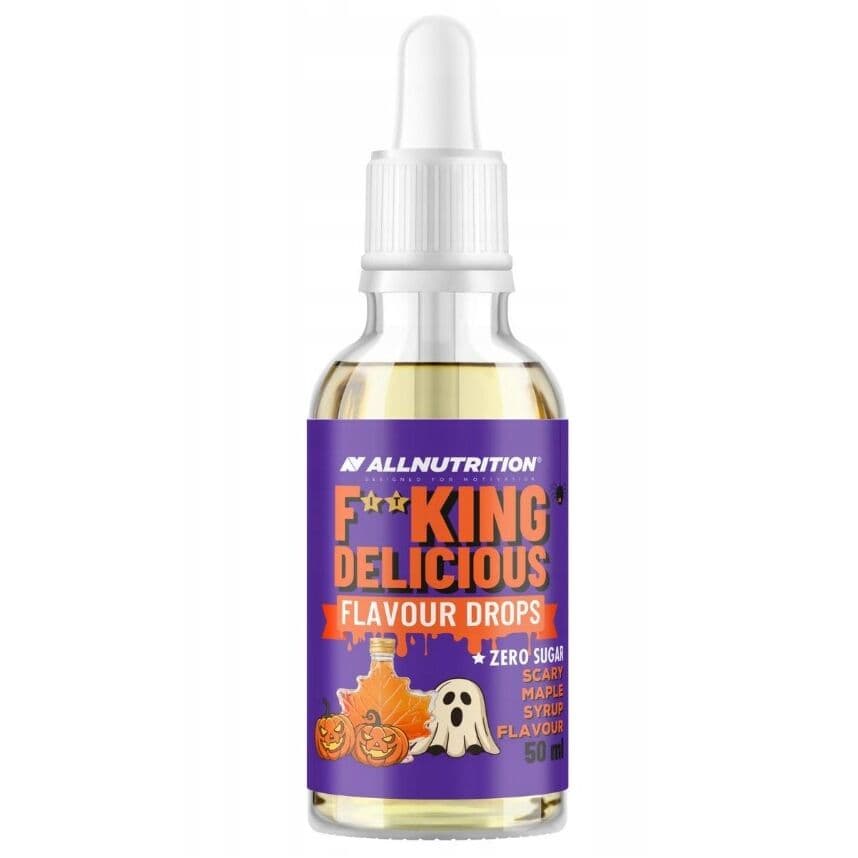 Allnutrition Fitking Delicious Flavour Drops, Scary Maple Syrup – 50 ml