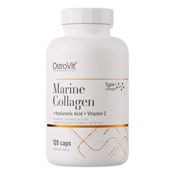 Marine Collagen + Hyaluronic Acid + Vitamin C – 120 caps