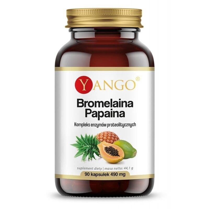 YANGO Bromelain + Papain (90 caps)