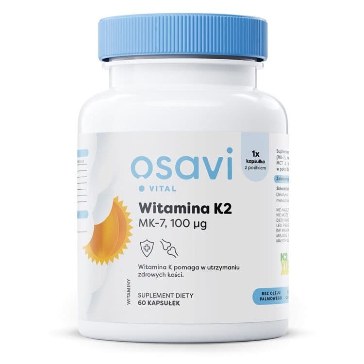OSAVI Vitamin K2-MK-7, 100 mcg (60 caps)