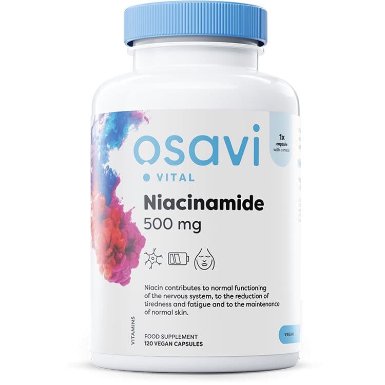 Niacinamide, 500mg – 120 vegan caps