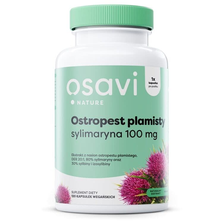 OSAVI Milk Thistle, silymarin 100 mg (120 vcaps)