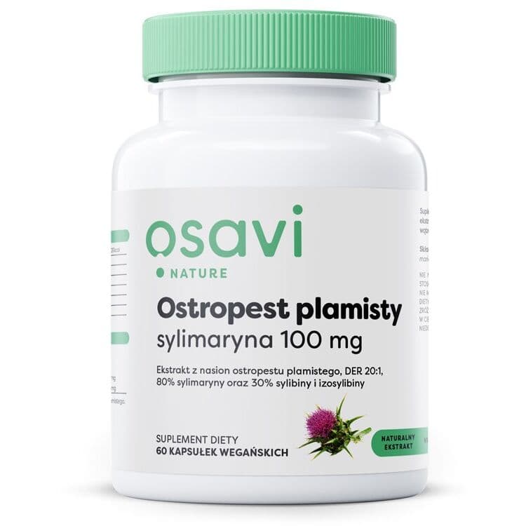 OSAVI Milk Thistle, silymarin 100 mg (60 vcaps)