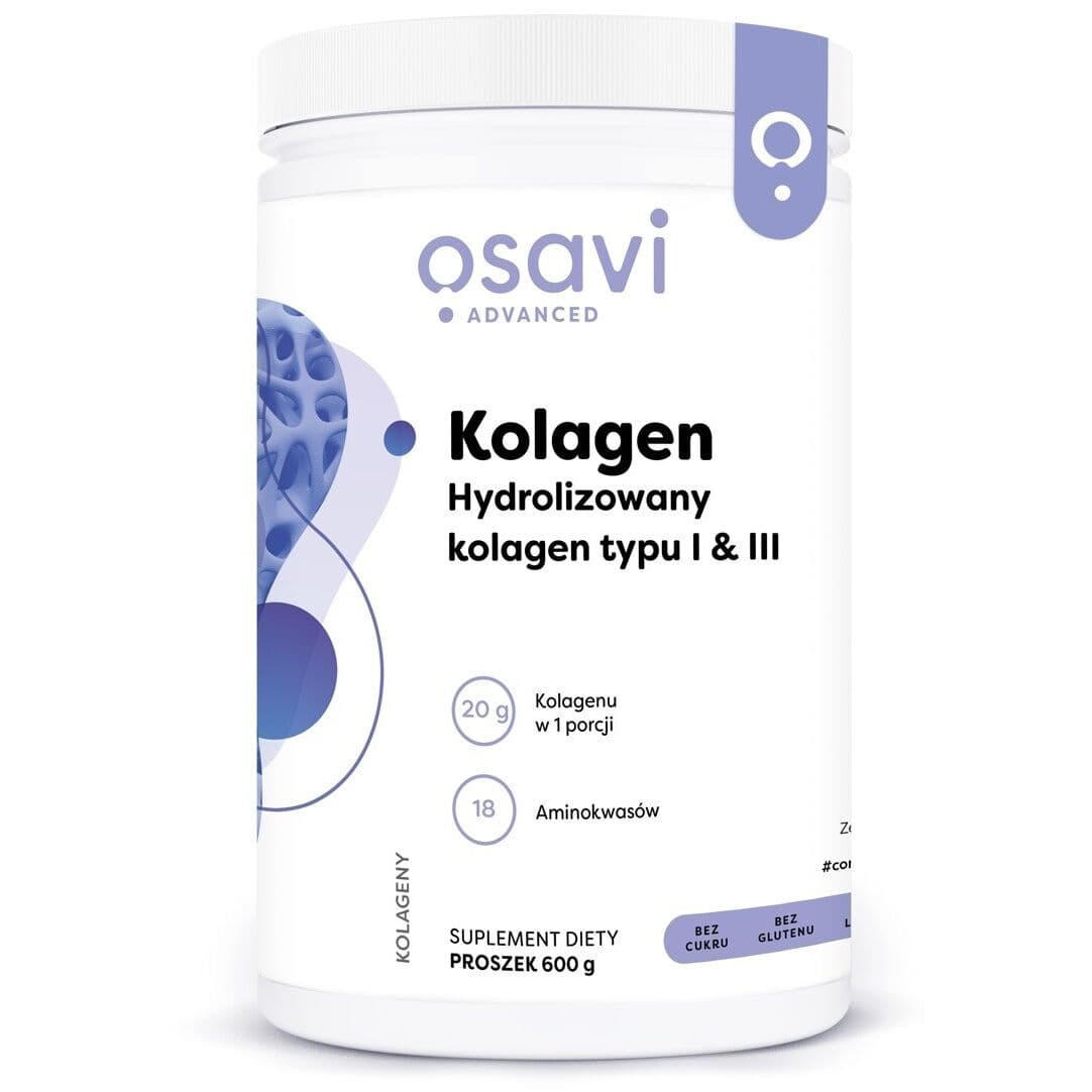 OSAVI Collagen, Hydrolyzed type I & III collagen (600 g)