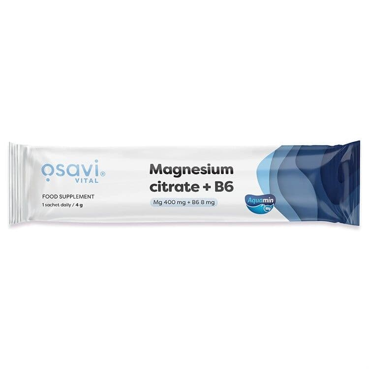 Osavi – Magnesium Citrate + B6 – 4g (1 serving)