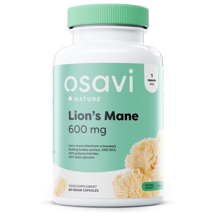 Lion's Mane, 600mg – 60 vegan caps