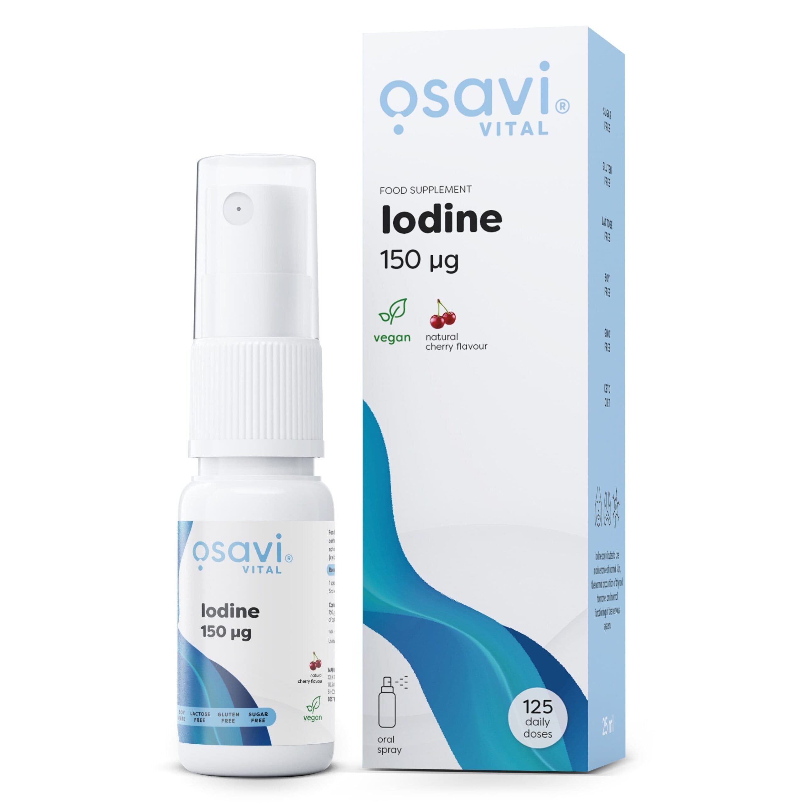Iodine Oral Spray, 150mcg (Cherry) – 25 ml