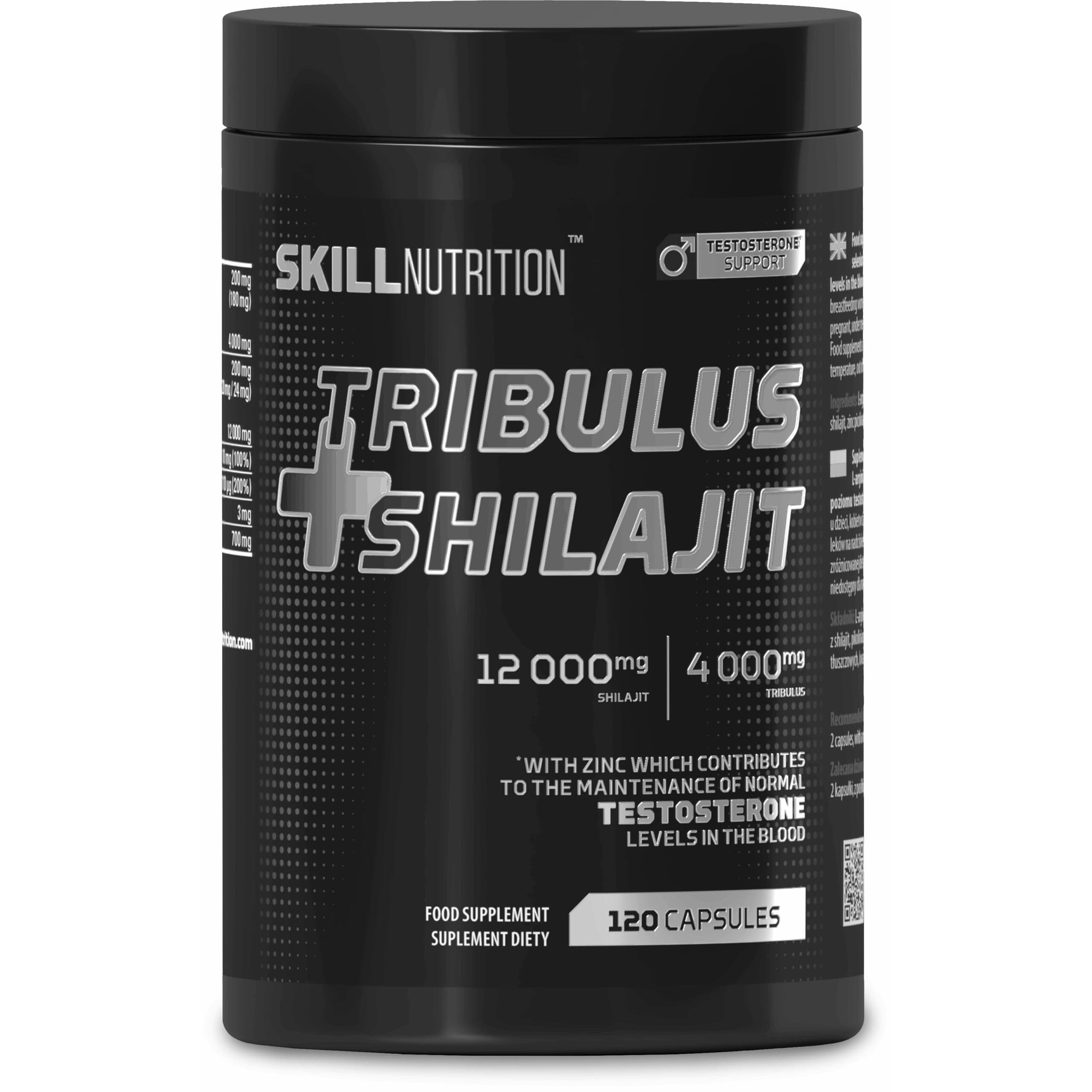 Tribulus + Shilajit - 120 vegan caps