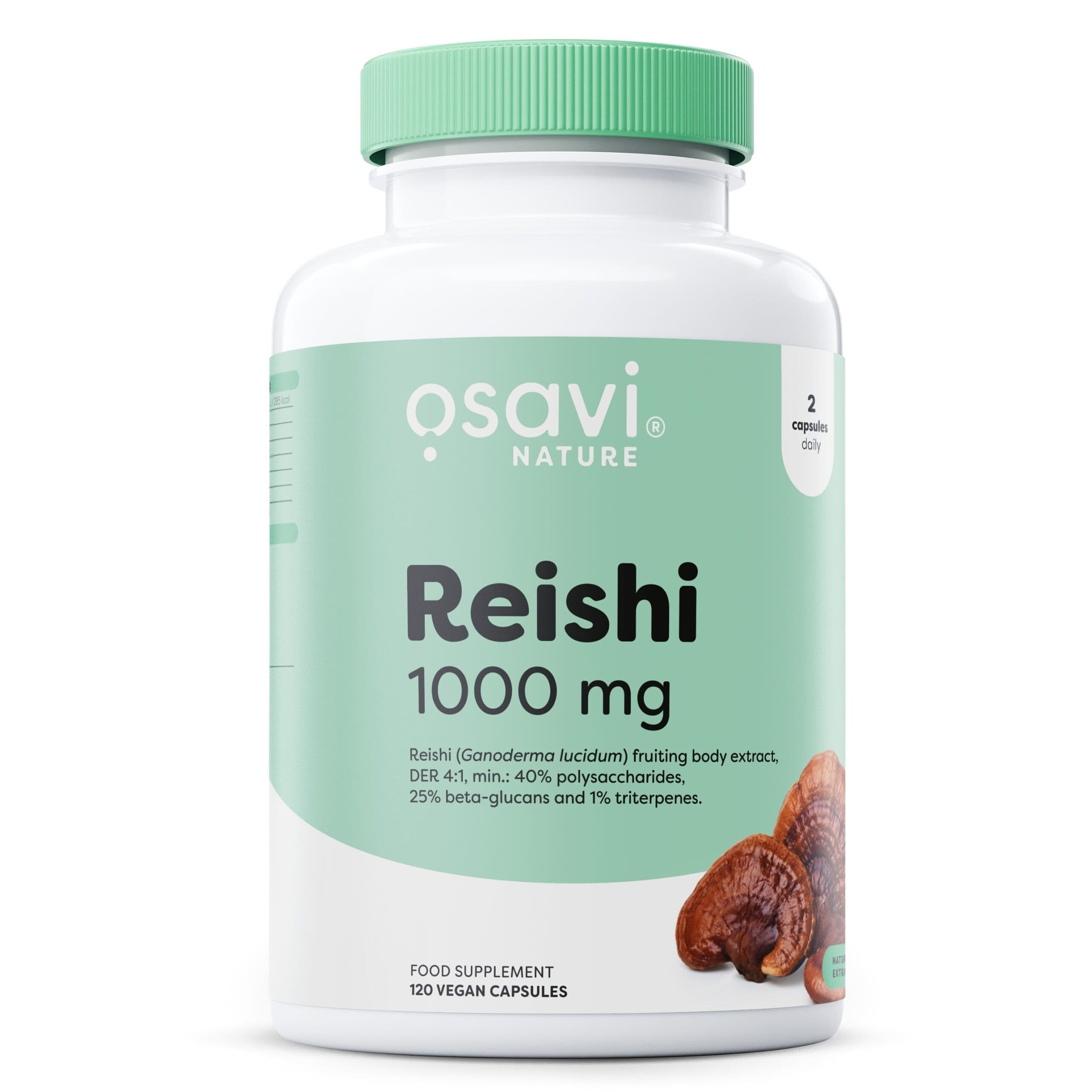 Reishi, 1000 mg – 120 vegan caps