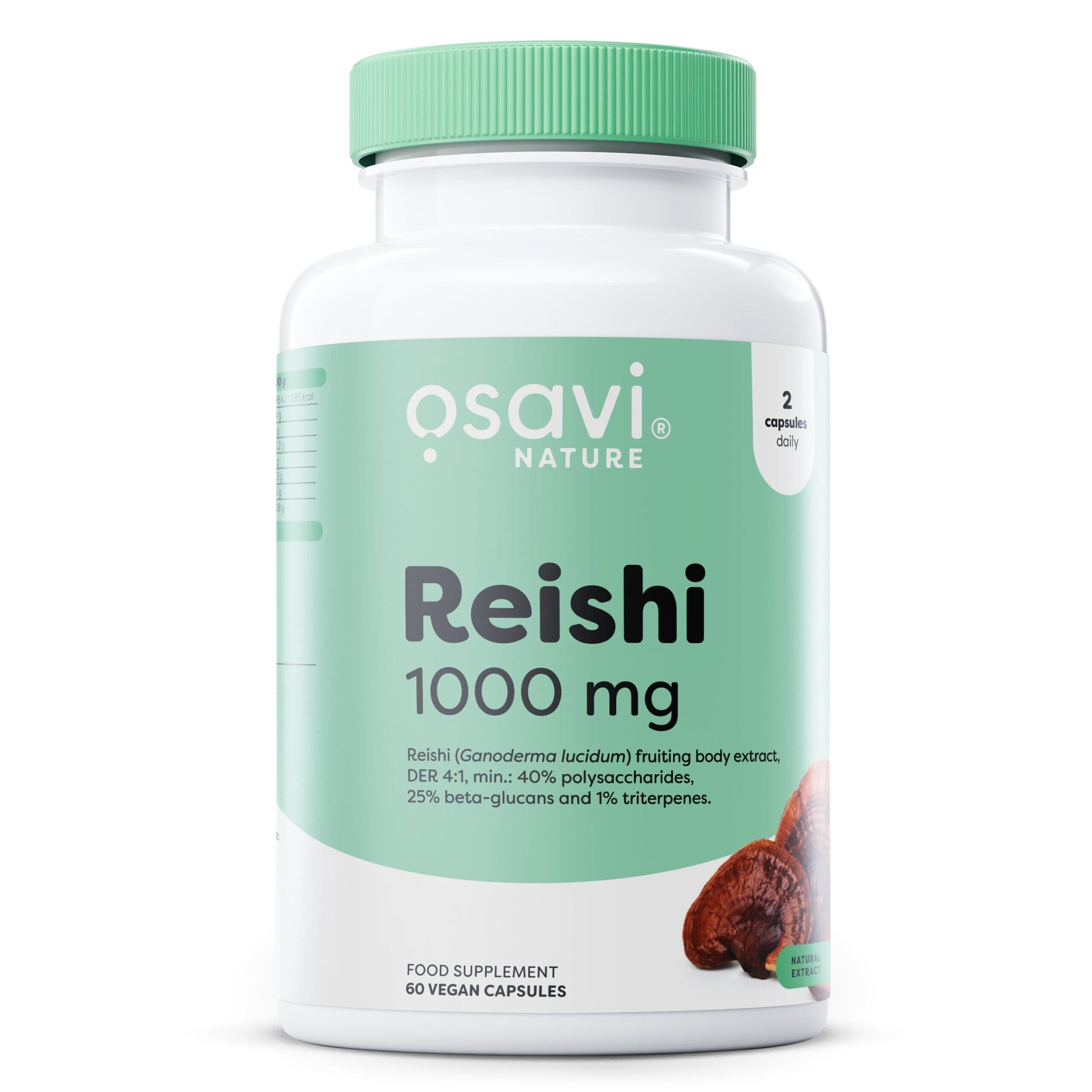 Reishi, 1000 mg – 60 vegan caps