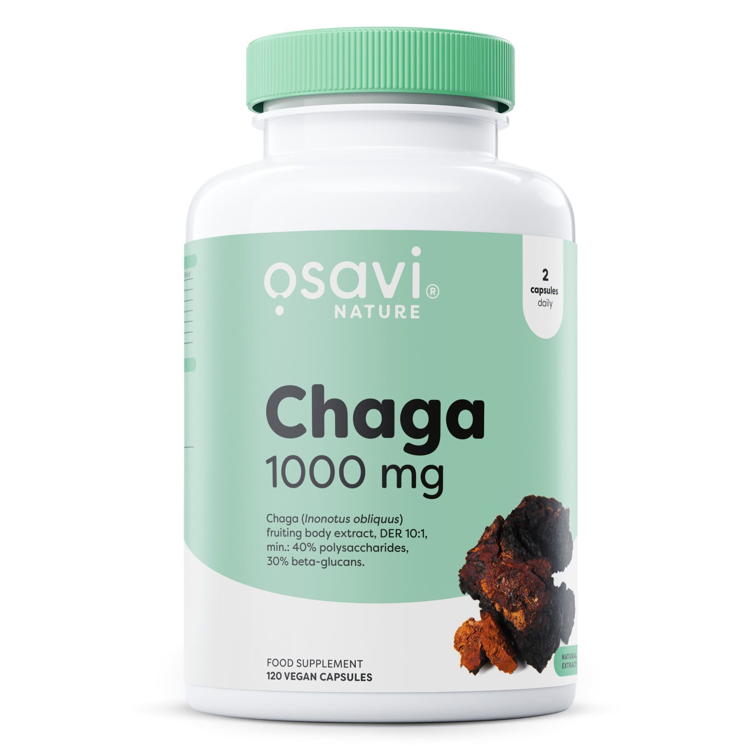 Chaga, 1000mg – 120 vegan caps
