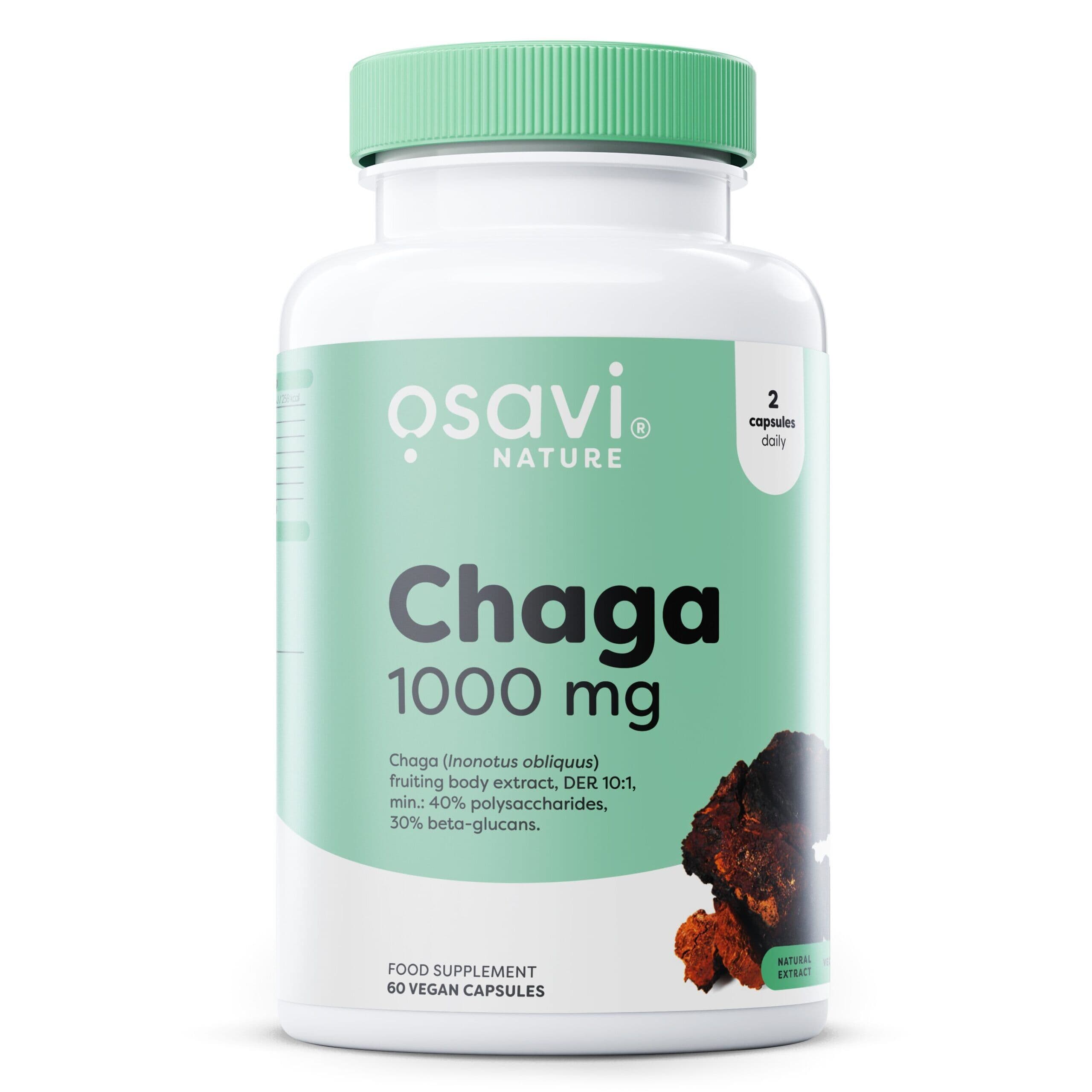 Chaga, 1000mg – 60 vegan caps
