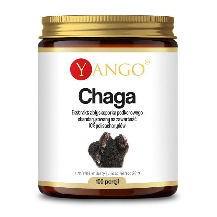 YANGO Chaga extract – 10% polysaccharides (50 g)
