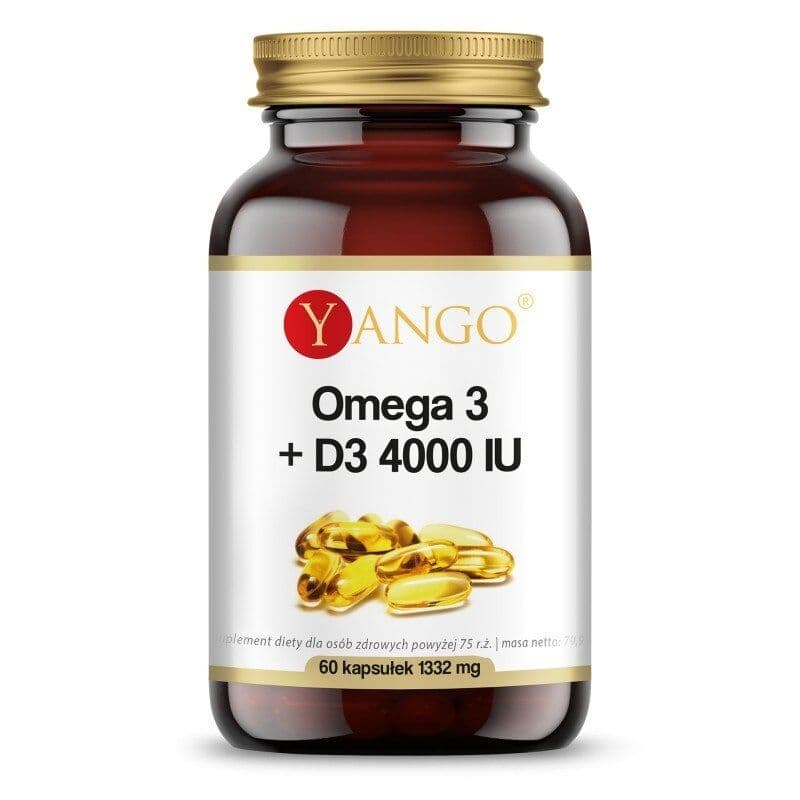 YANGO Omega 3+D3 4000IU (60 caps)