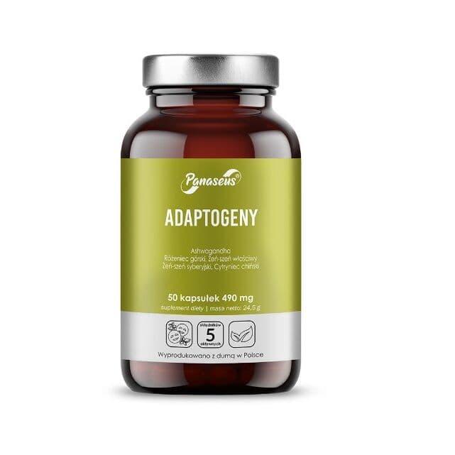 PANASEUS Adaptogens (50 kapsler.)