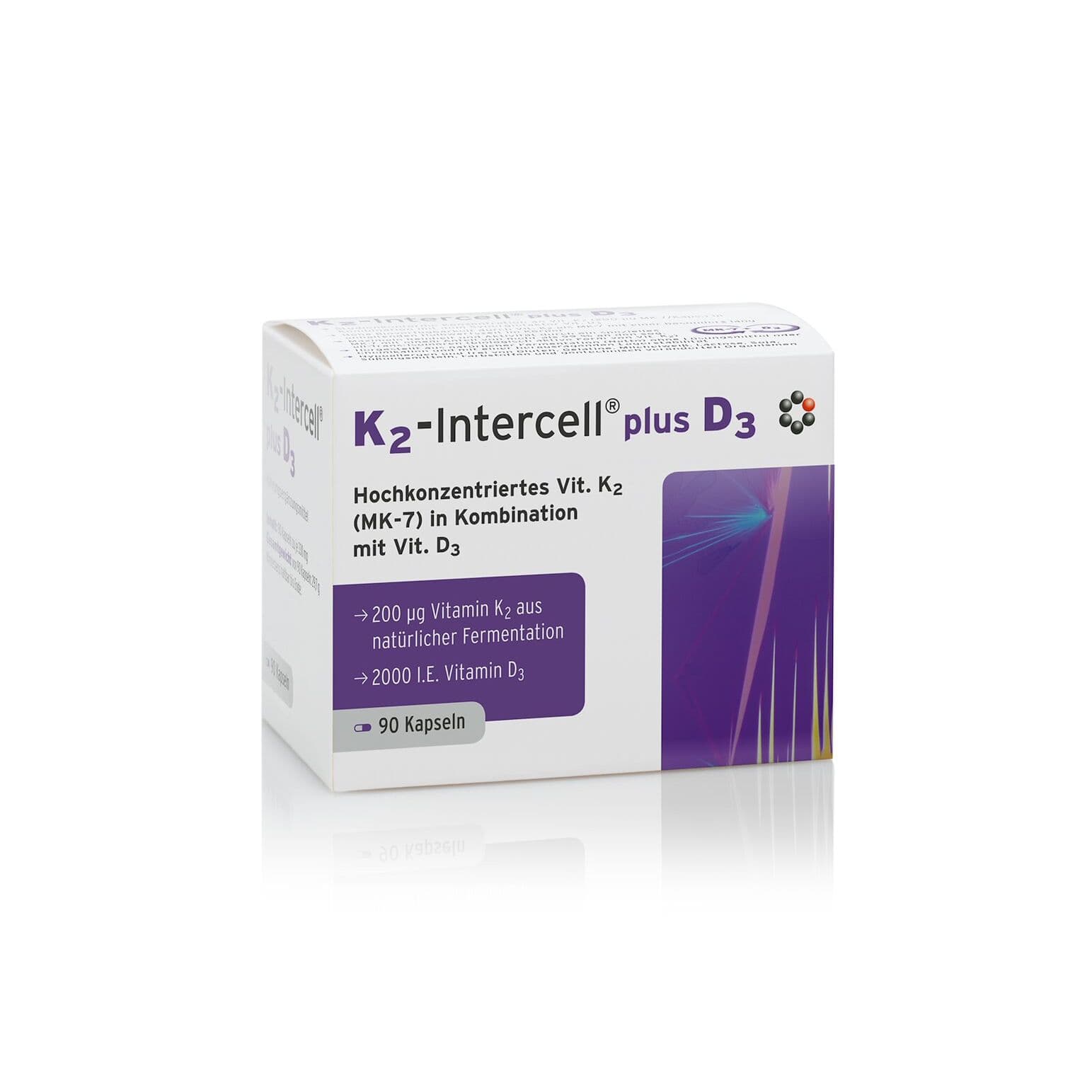 INTERCELL PHARMA K2 Intercell plus D3 (90 caps)