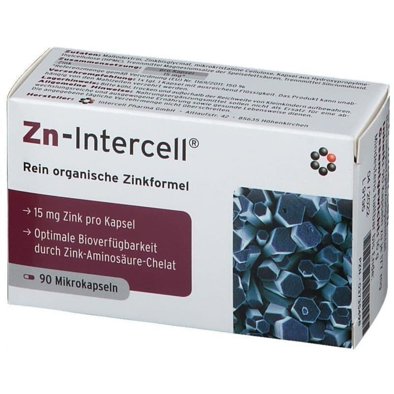 INTERCELL PHARMA Zn-Intercell Zinc (90 capsules)