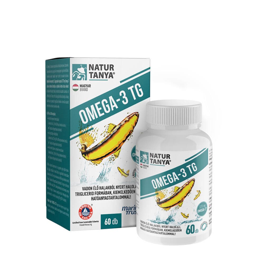 Natur Tanya Mega Omega-3 – Wild Fish Oil (60 Softgels)