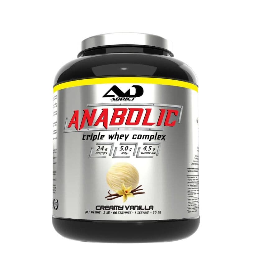 Anabolic Triple Whey Complex, Creamy Vanilla – 2000g