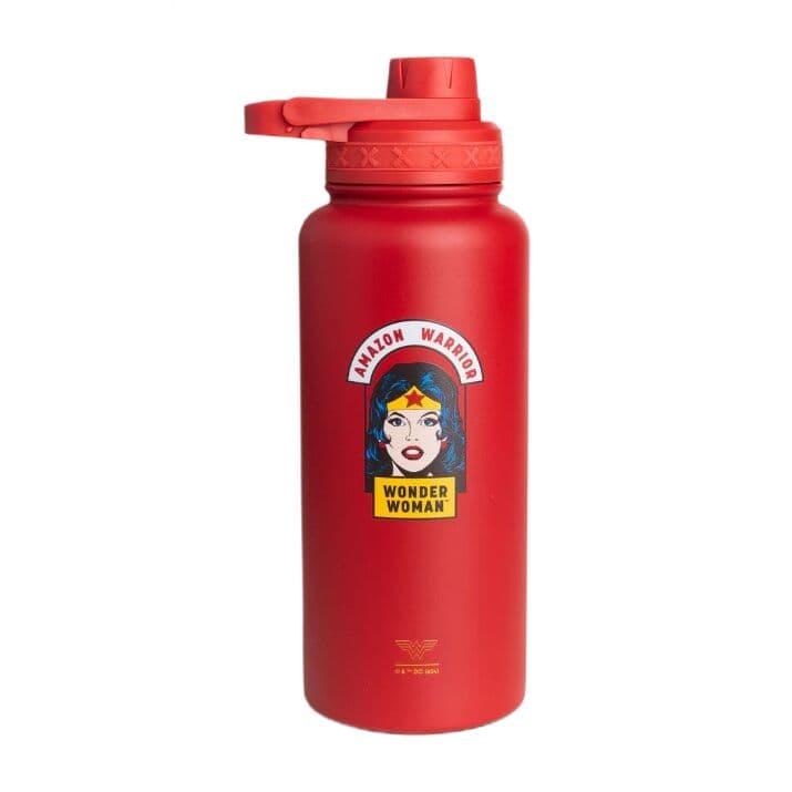Bohtal Insulated Sports Bottle- DC Comics, Wonder Woman Amazon Warrior - 960 ml.