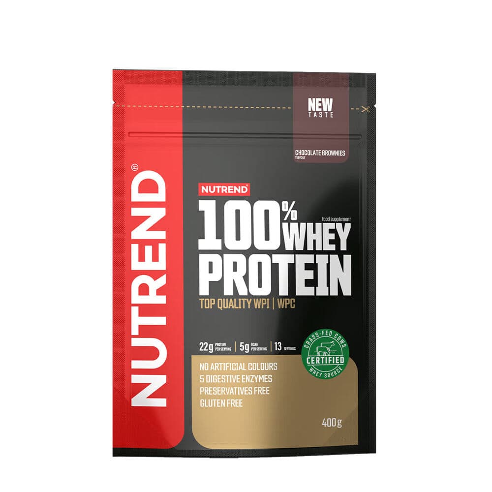 100% Whey Protein, Chocolate Brownies - 400g